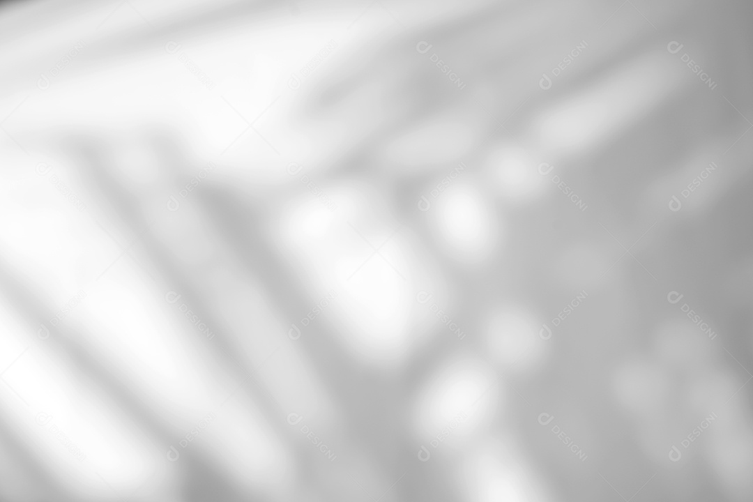 Sobreposição de sombra natural em fundo de textura branca, para sobreposição