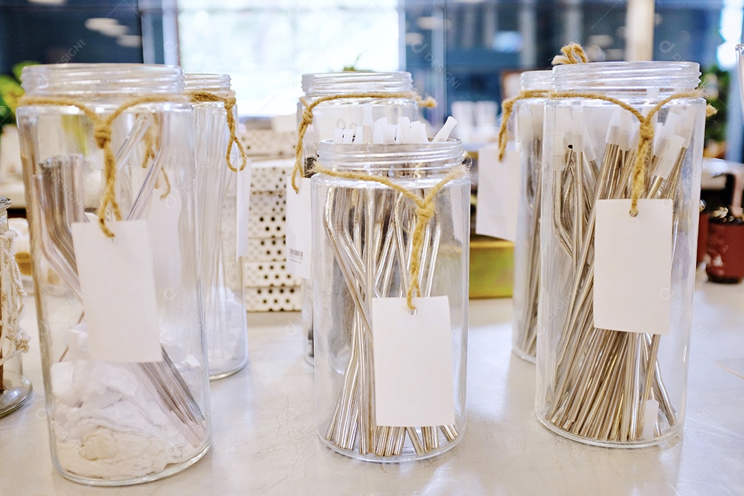 Canudo inoxidável reutilizável para beber em copo de jarra para venda