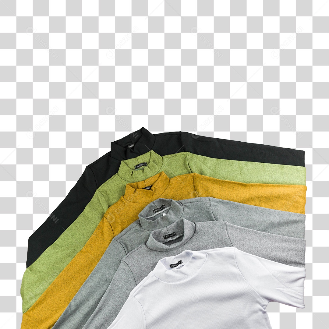 Camisas de Mangas Compridas Colorida PNG Transparente