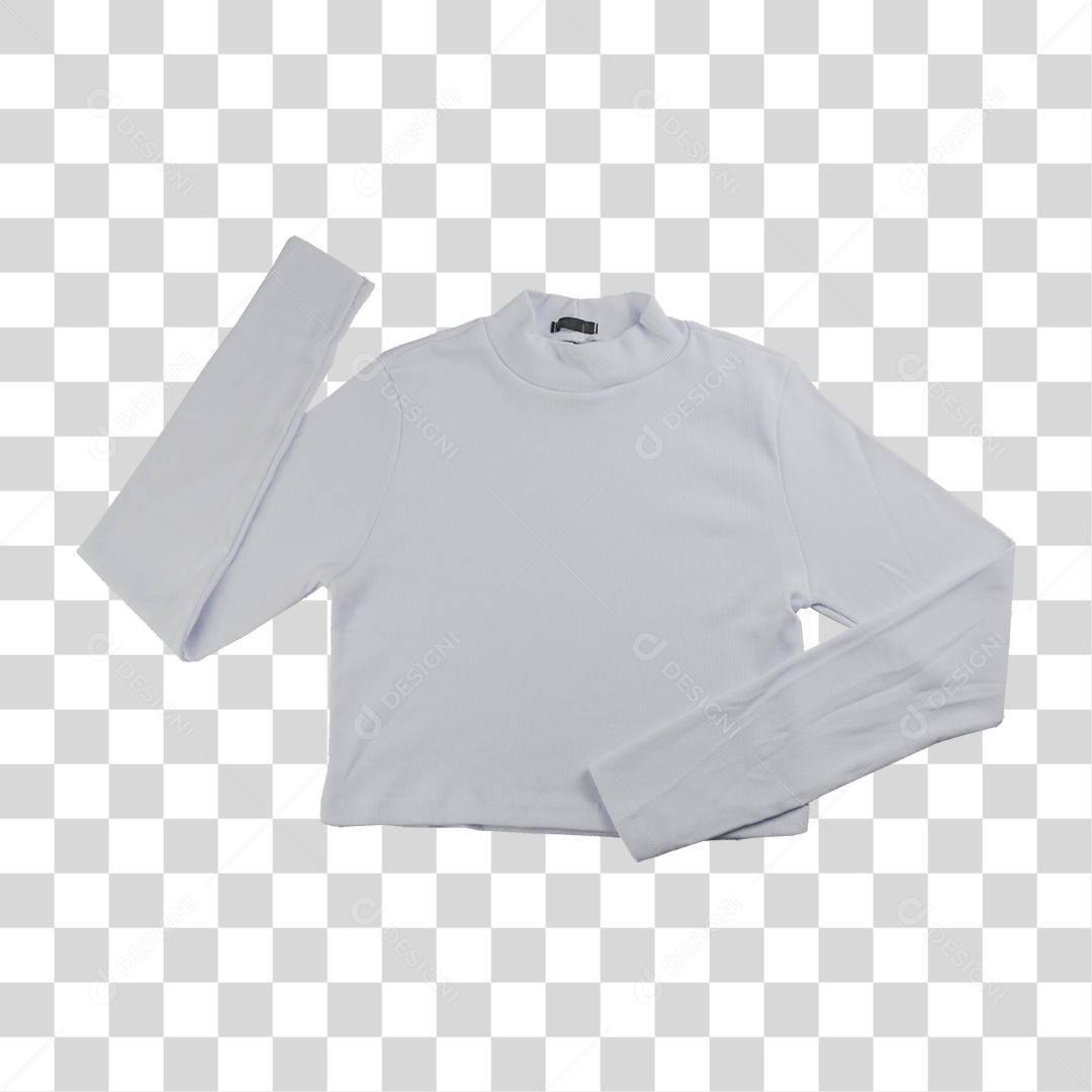 White long-sleeved shirt PNG Transparent
