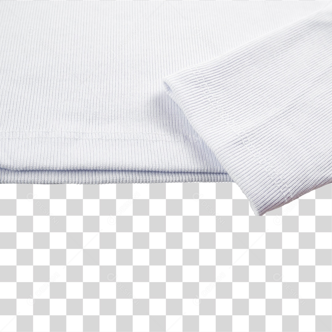 Camisa de Mangas Compridas Branca PNG Transparente