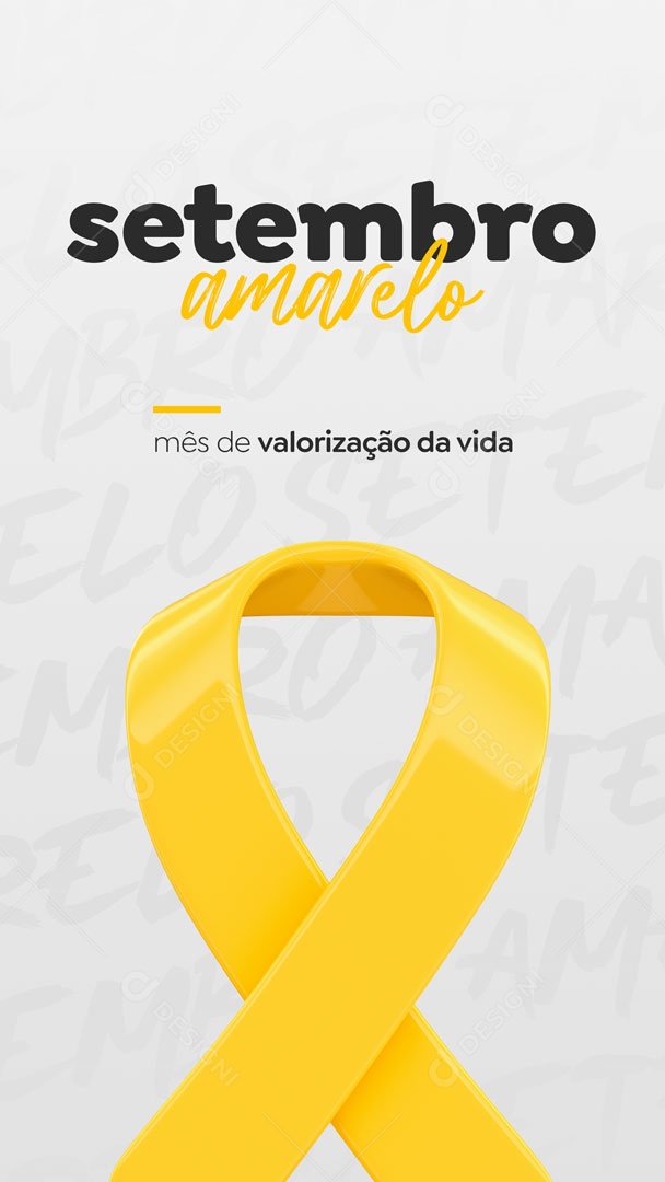 Setembro Amarelo Mês De Prevenção Ao Suicídios Social Media PSD Editável