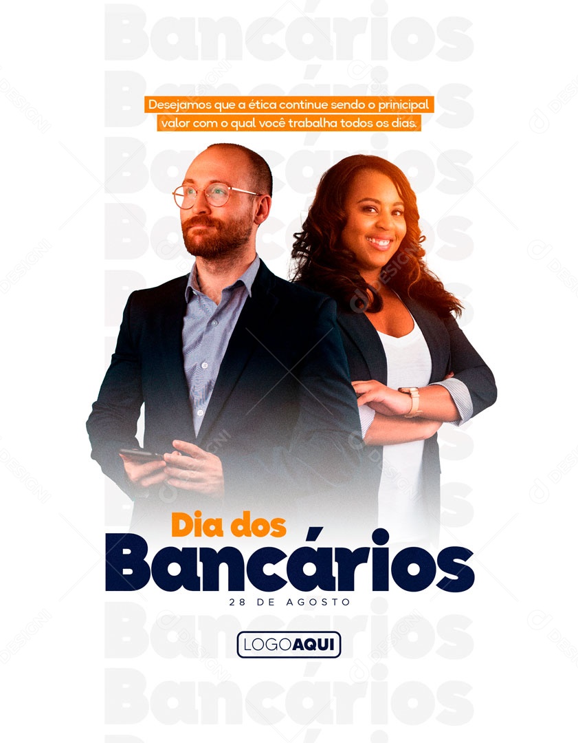 Dia Dos Bancários Data Comemorativa Dia 28 De Agosto Social Media PSD Editável