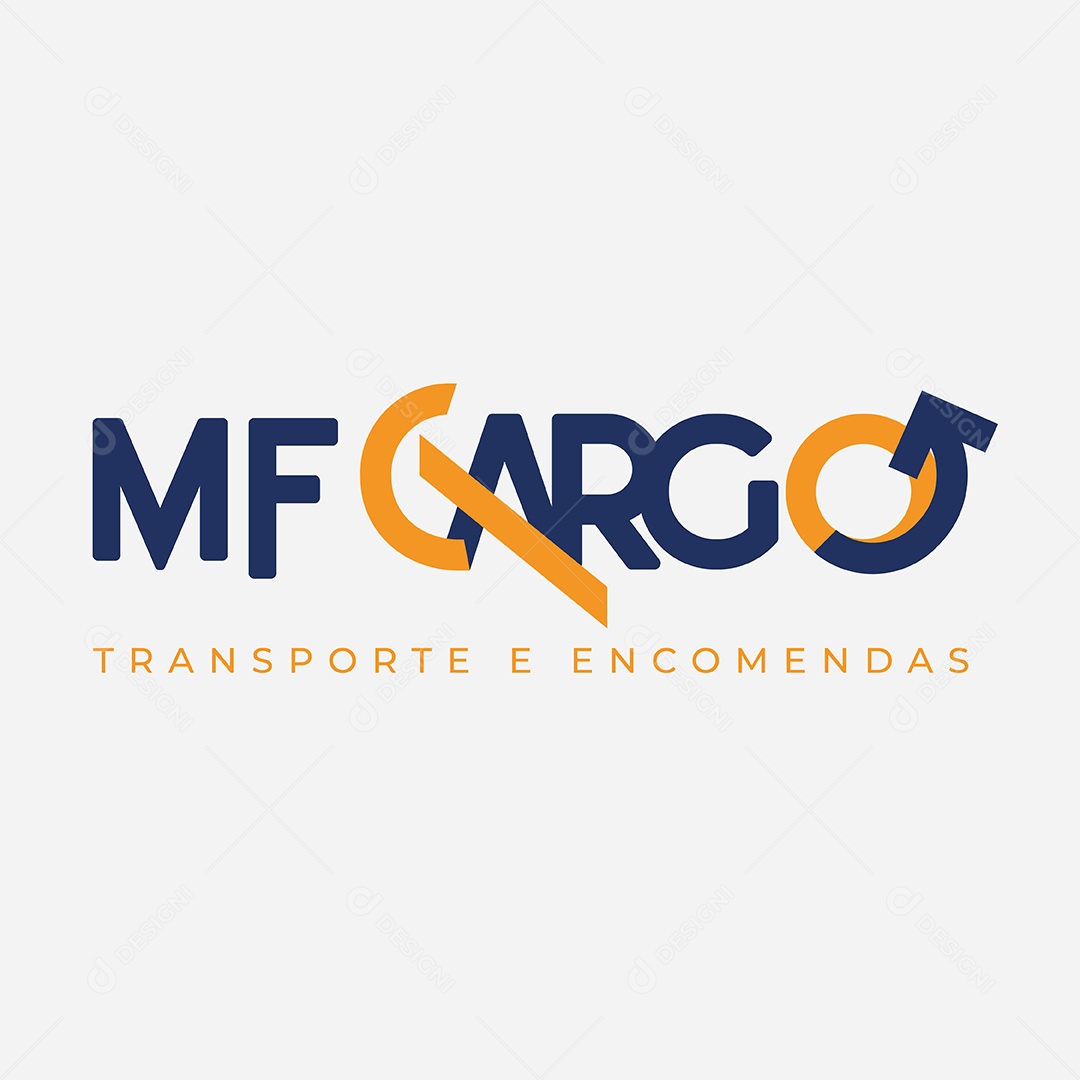 Logo Transportadora MF Cargo AI Editável