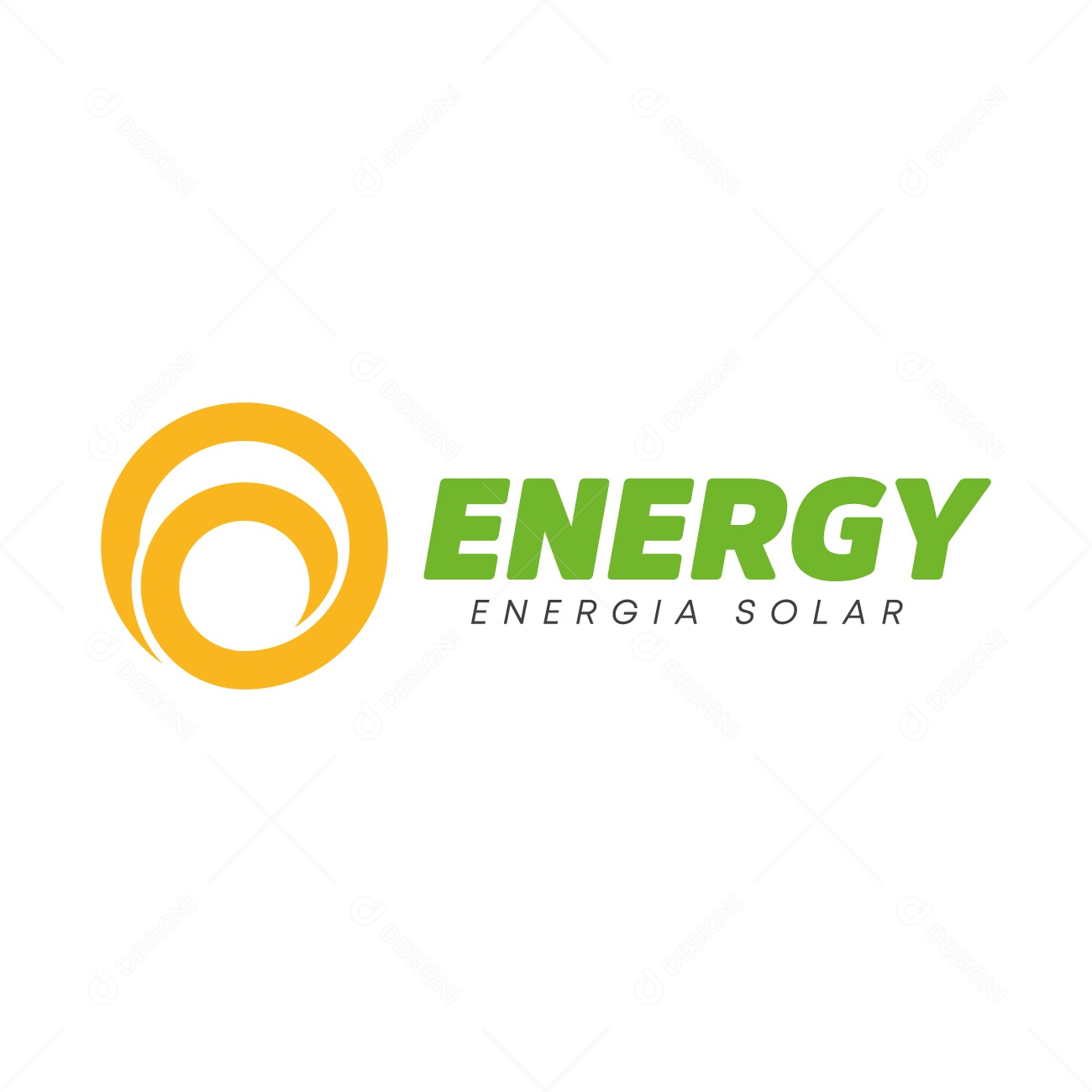 Logo Energia Solar Tech AI Editável