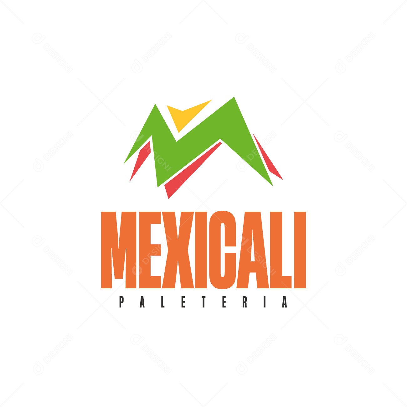 Logo Sorveteria Mexicali Paleteria AI Editável