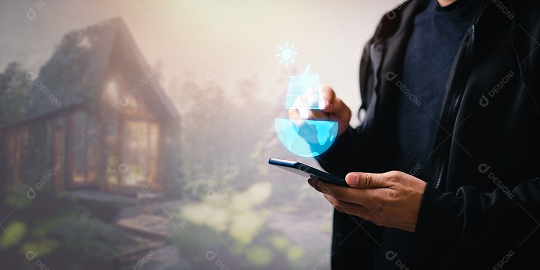 Geração e uso de eletricidade a partir de energia natural Energia solar, energia eólica, energia hidrelétrica