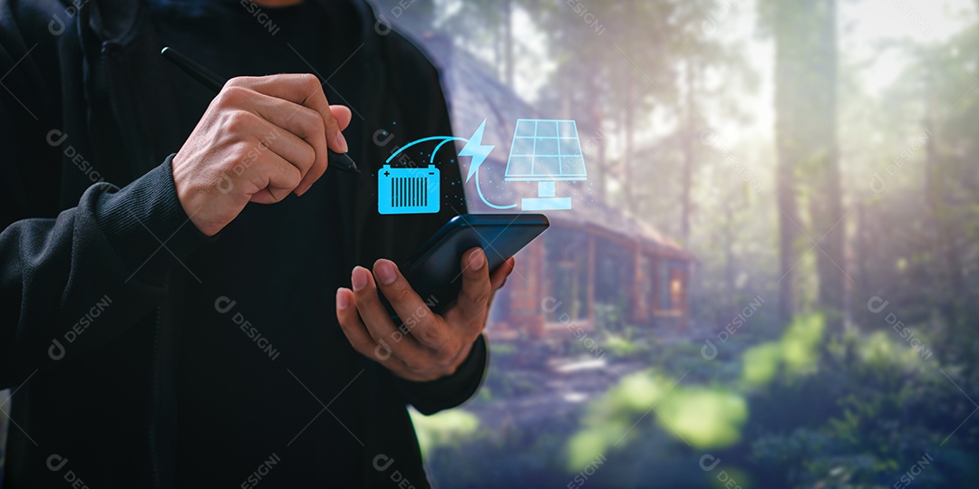 Geração e uso de eletricidade a partir de energia natural Energia solar, energia eólica, energia hidrelétrica