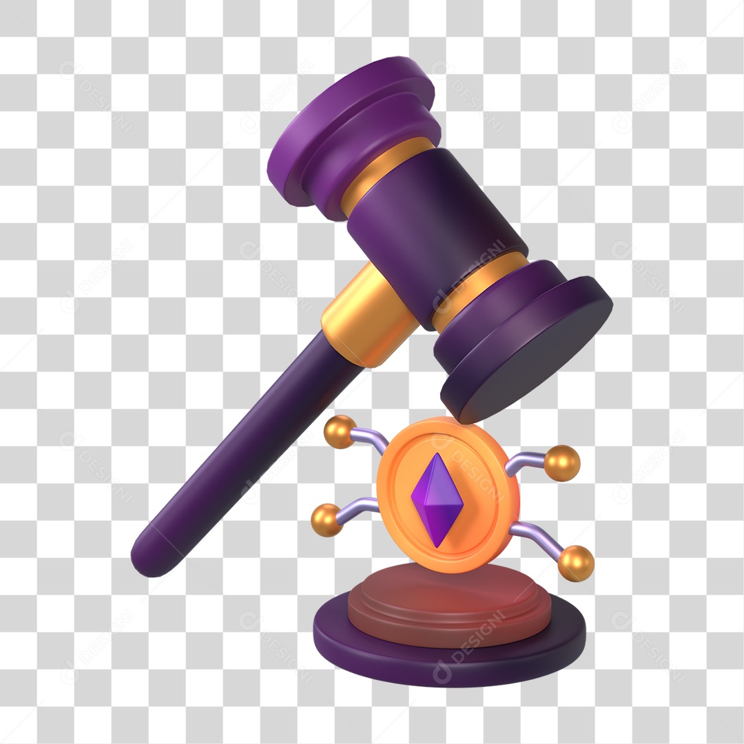 Audiência Martelo Juízes Negociações de Criptomoeda PNG Transparente