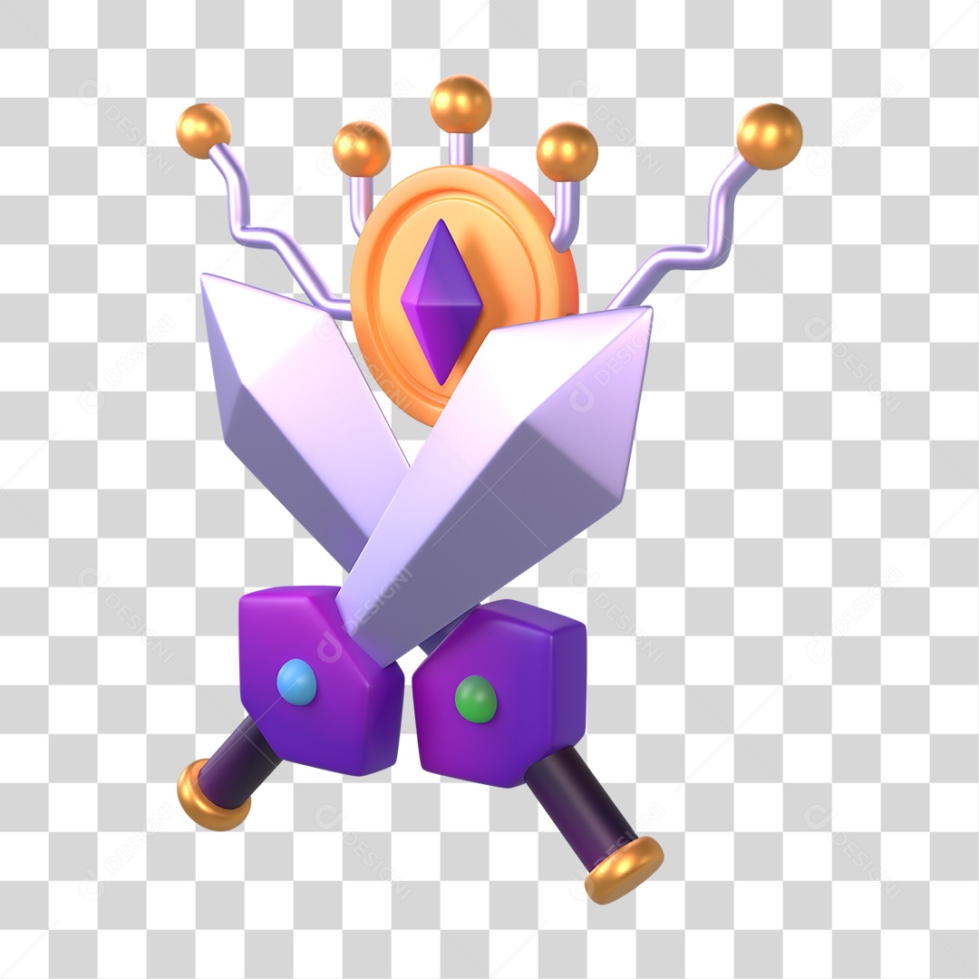 Jogos Espadas Negociações de Criptomoeda PNG Transparente