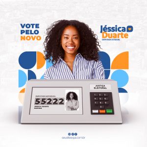 Social Media Política Deputados, Vote Pelo Novo PSD Editável