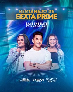 Flyer Show Sertanejo Social Media PSD Editável