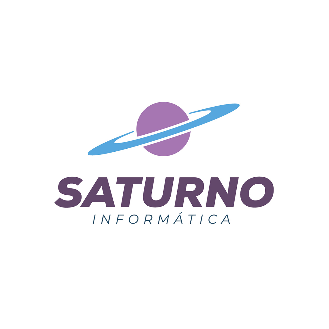 Logo Informática Saturno EPS Editável