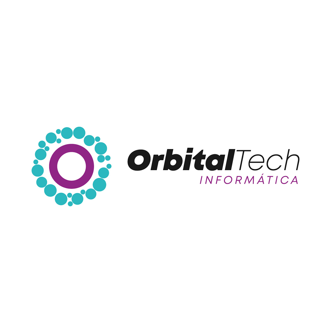 Logo Informática OrbitalTech EPS Editável