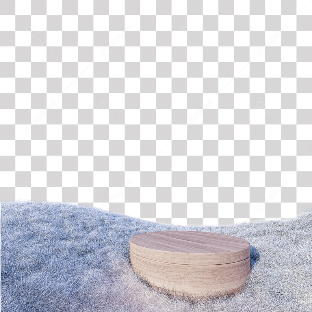 Pódio Branco Elemento 3D PNG Transparente