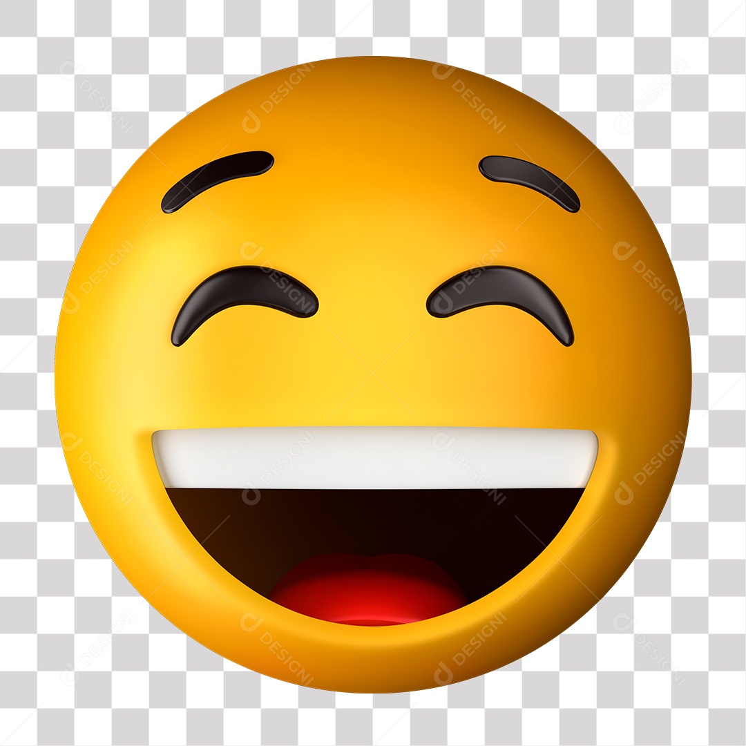 Emoji Gargalhada PNG Transparente Sem Fundo
