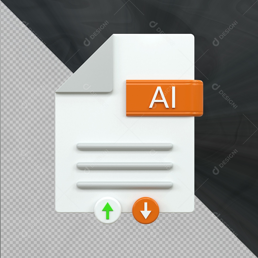 Formato de arquivo AI Ilustração 3D PSD