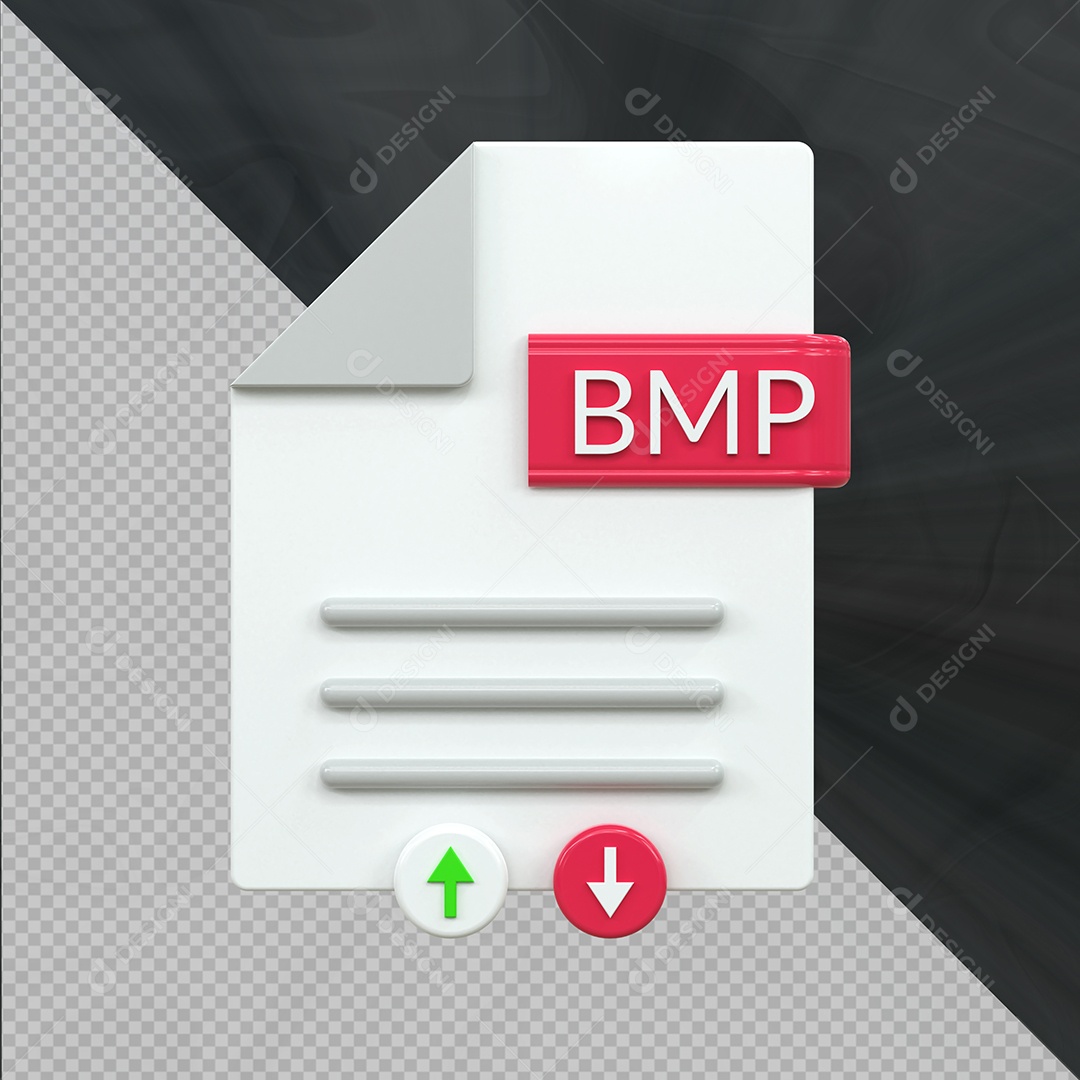 Formato de arquivo BMP Ilustração 3D PSD