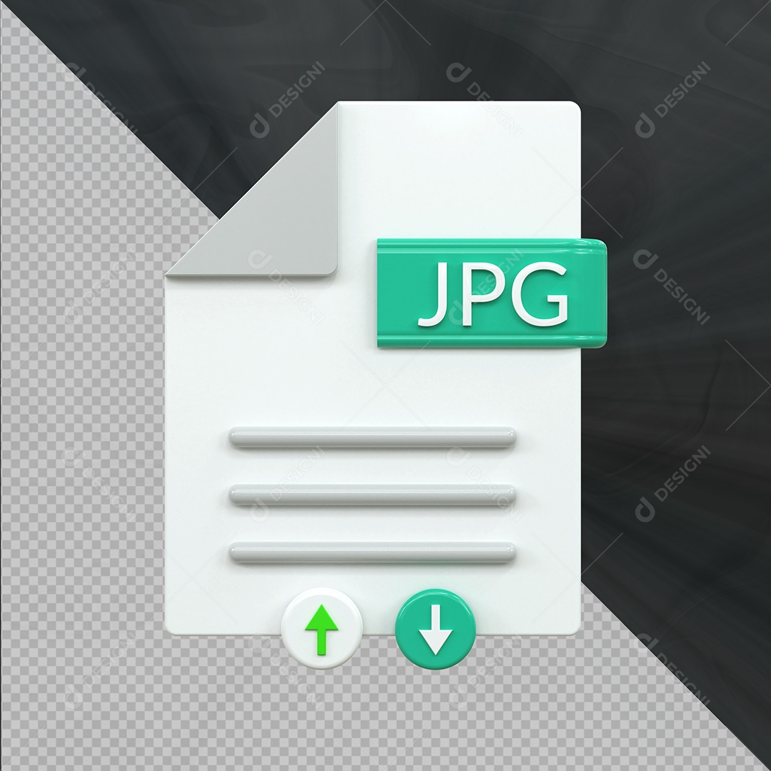 Formato de arquivo JPG Ilustração 3D PSD