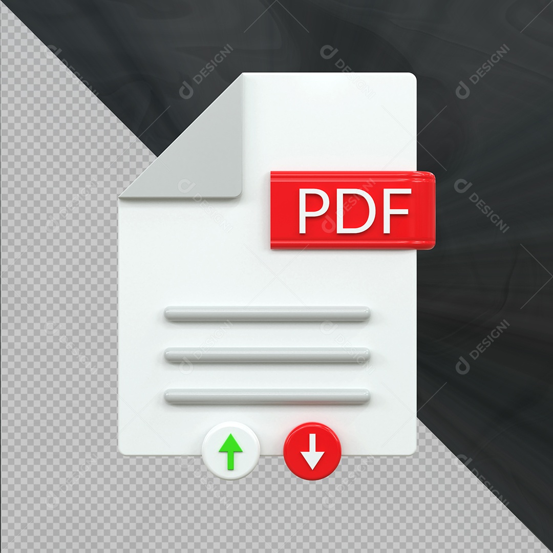 Formato de arquivo PDF Ilustração 3D PSD