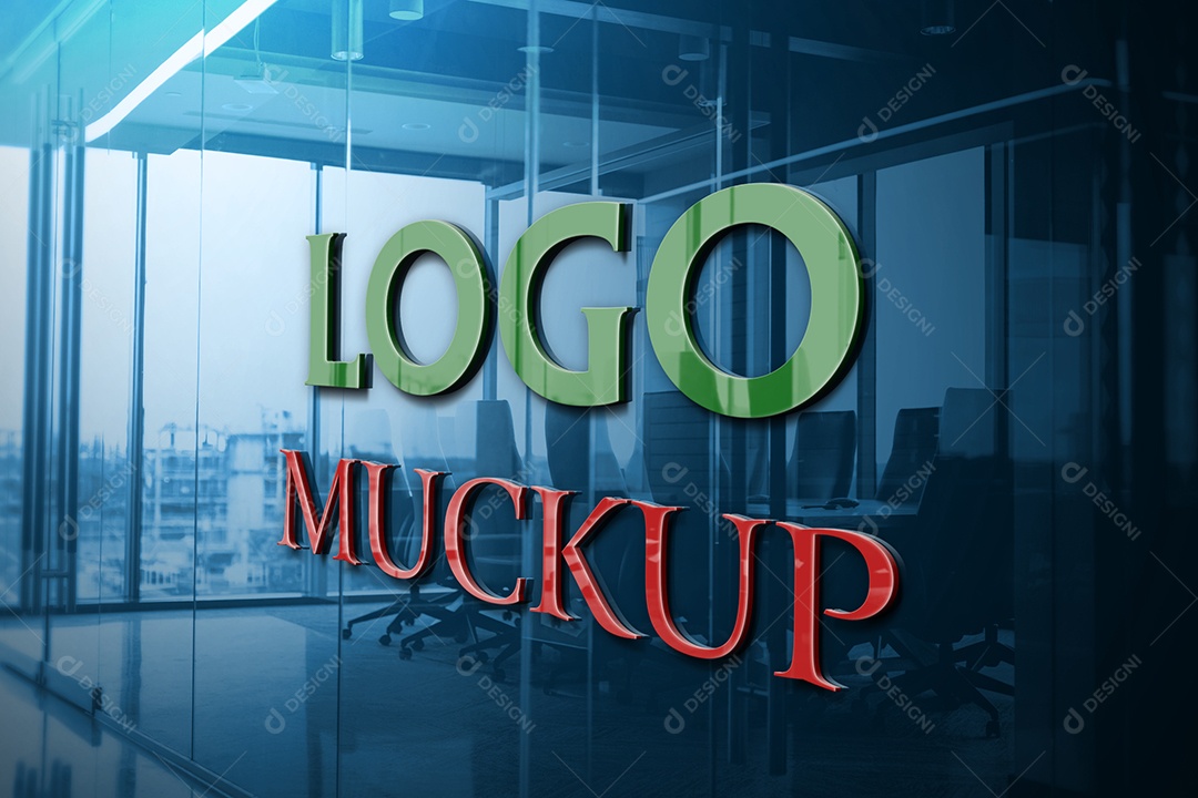 Mockup de Logo PSD Editável