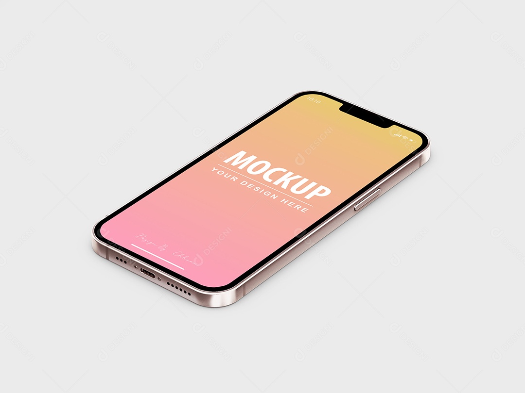 Mockup de IPhone 12 pro max PSD Editável