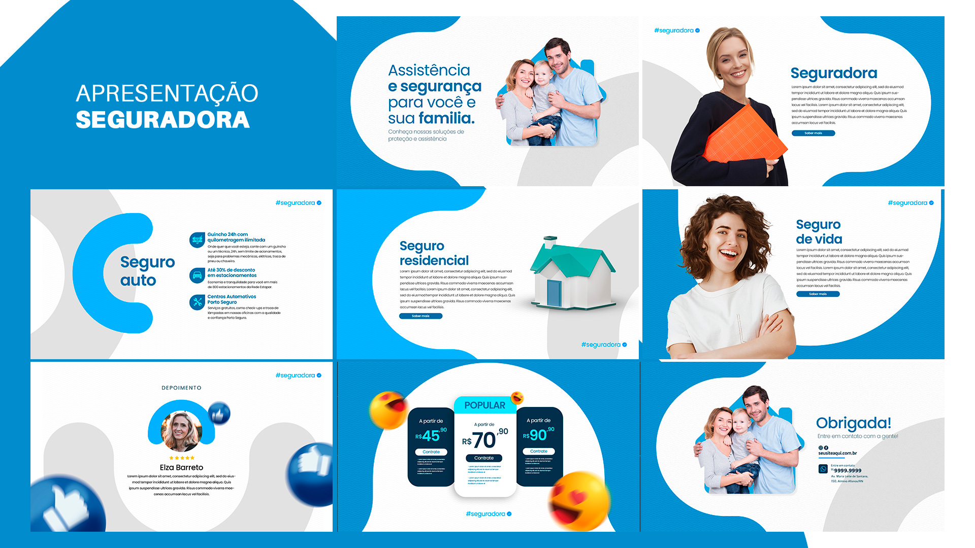 Apresentação Comercial Seguradora PSD Editável