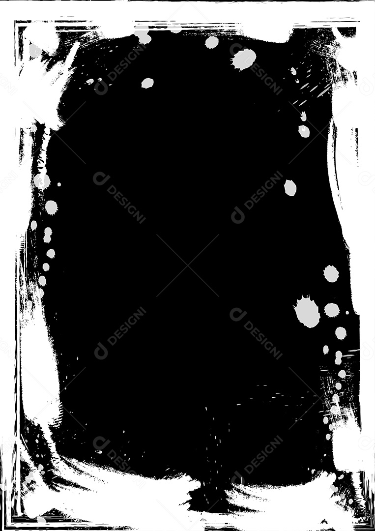 Preto e branco brush fundo abstrato Vetor EPS