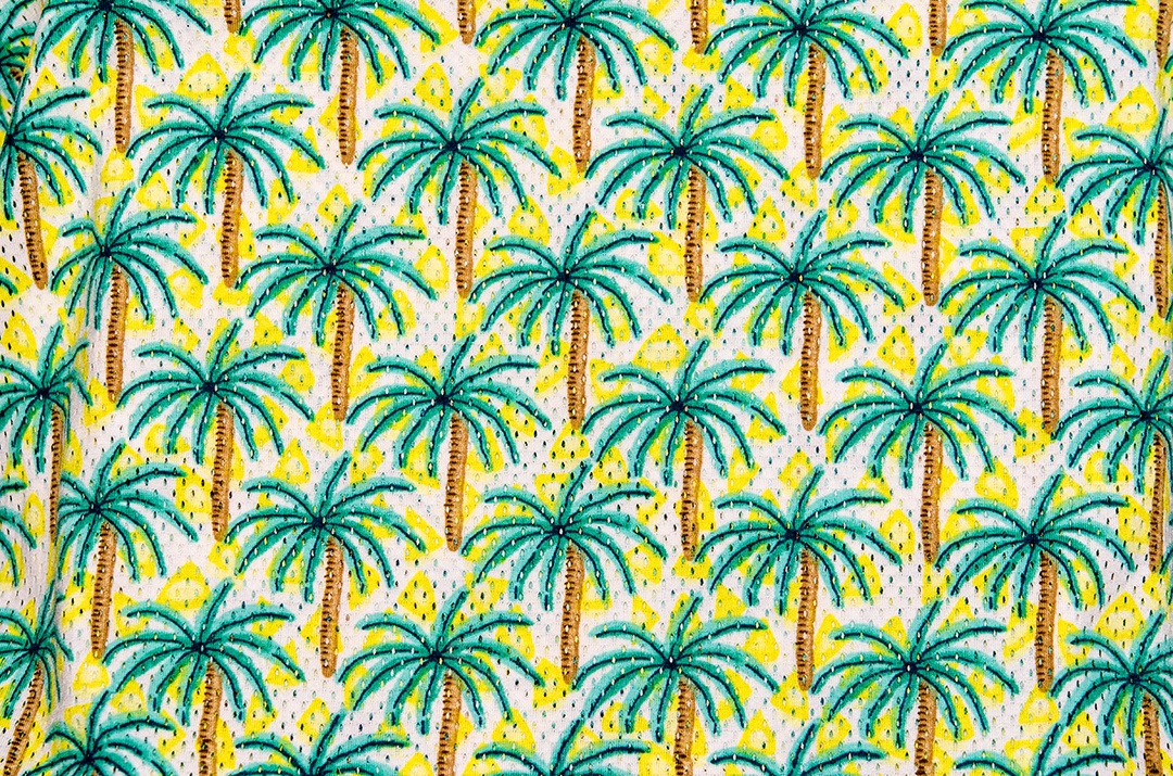 Textura elegante moderna. Tecido de algodão de coco em chita.