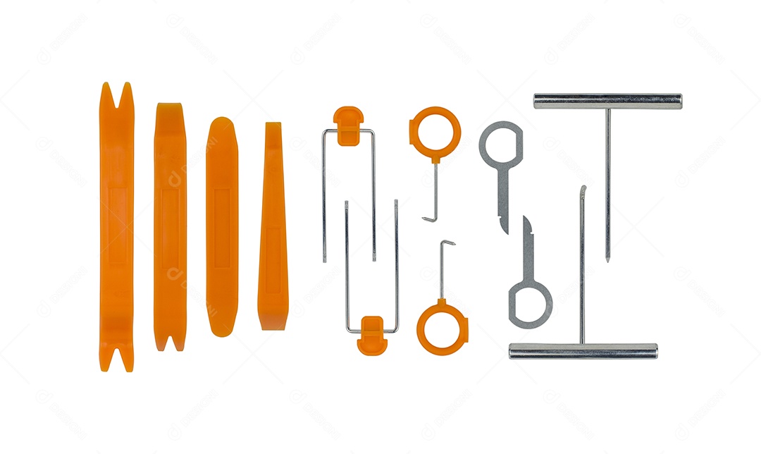 Conjunto de ferramentas de alavanca de aparar e remoção isoladas para remover o console do carro de plástico e o painel da porta dentro do carro
