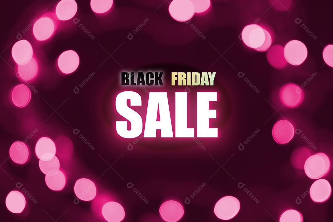 Design de ilustração de super venda de sexta-feira negra com rosa e preto