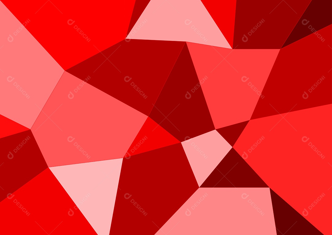 Background vermelho com formas abstratas Vetores EPS