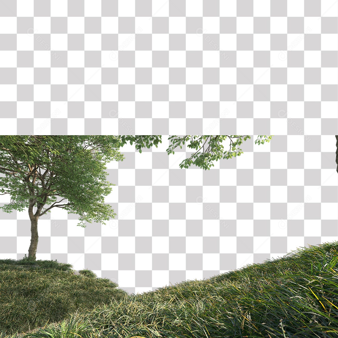 Árvores verdes PNG Transparente