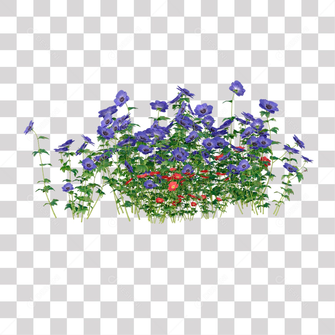 Planta com Flor PNG Transparente