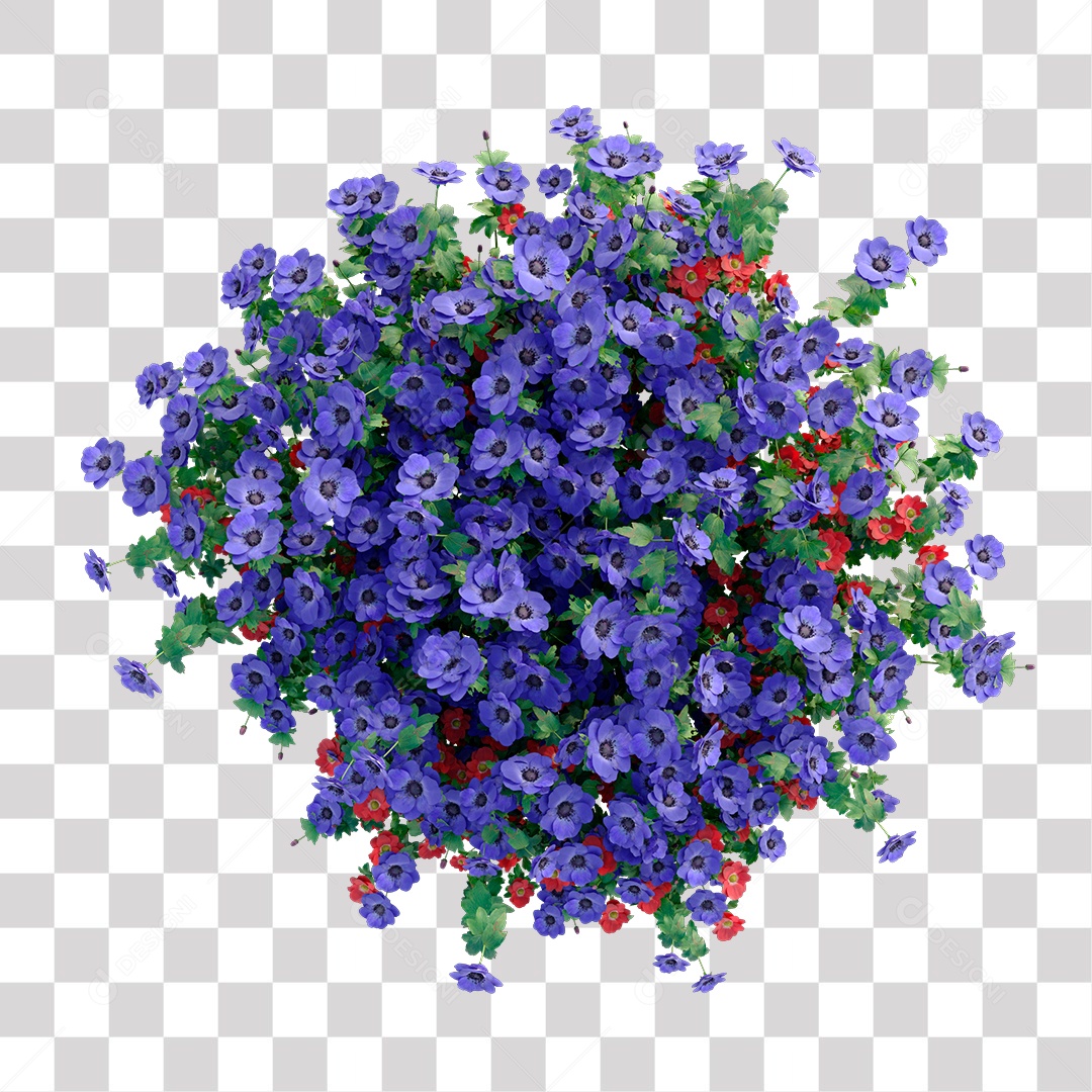 Planta com Flor PNG Transparente