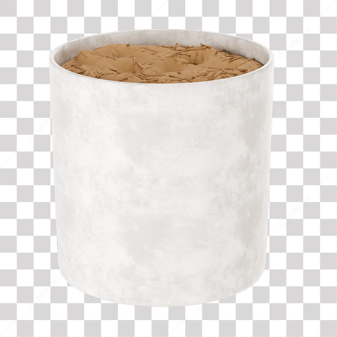 Vaso Branco Para Plantas PNG Transparente