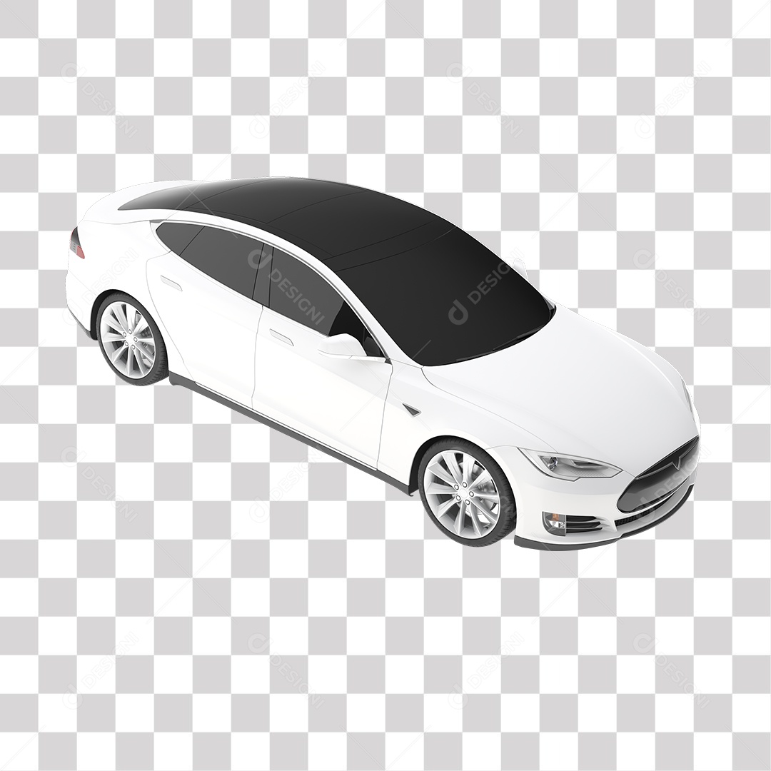 Carro de Luxo Branco PNG Transparente