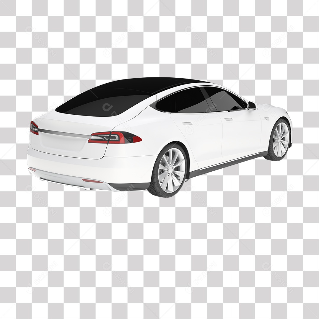 Carro de Luxo Branco PNG Transparente