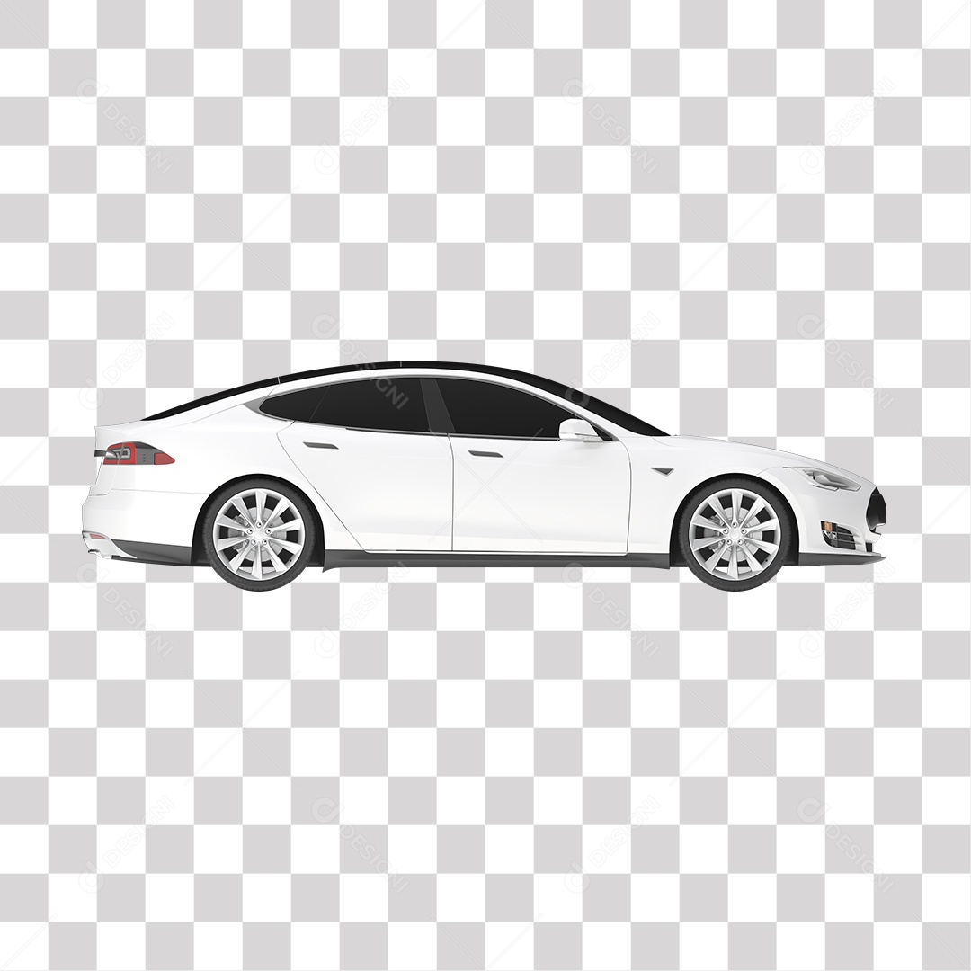 Carro de Luxo Branco PNG Transparente