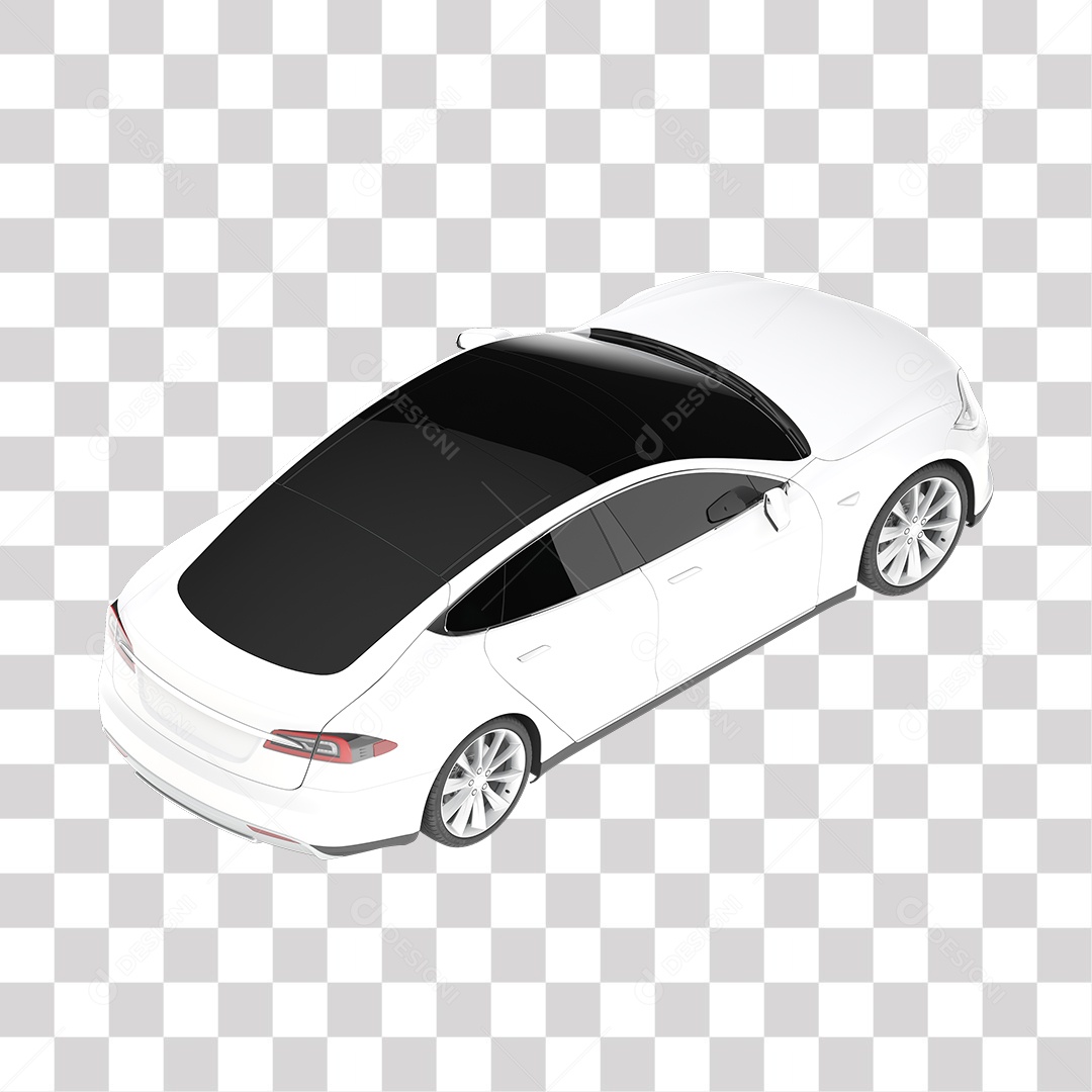 Carro de Luxo Branco PNG Transparente