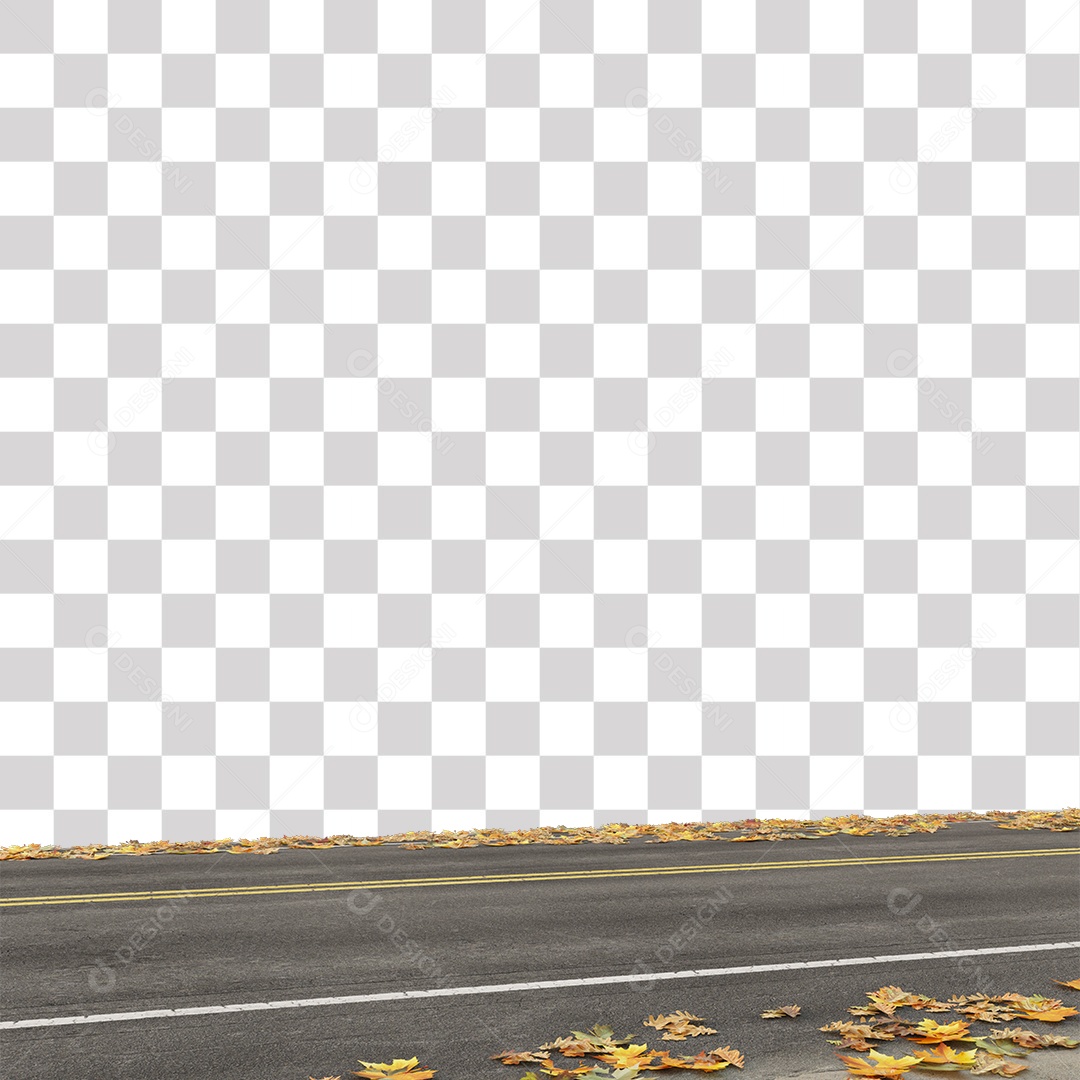 Estrada Asfalto PNG Transparente