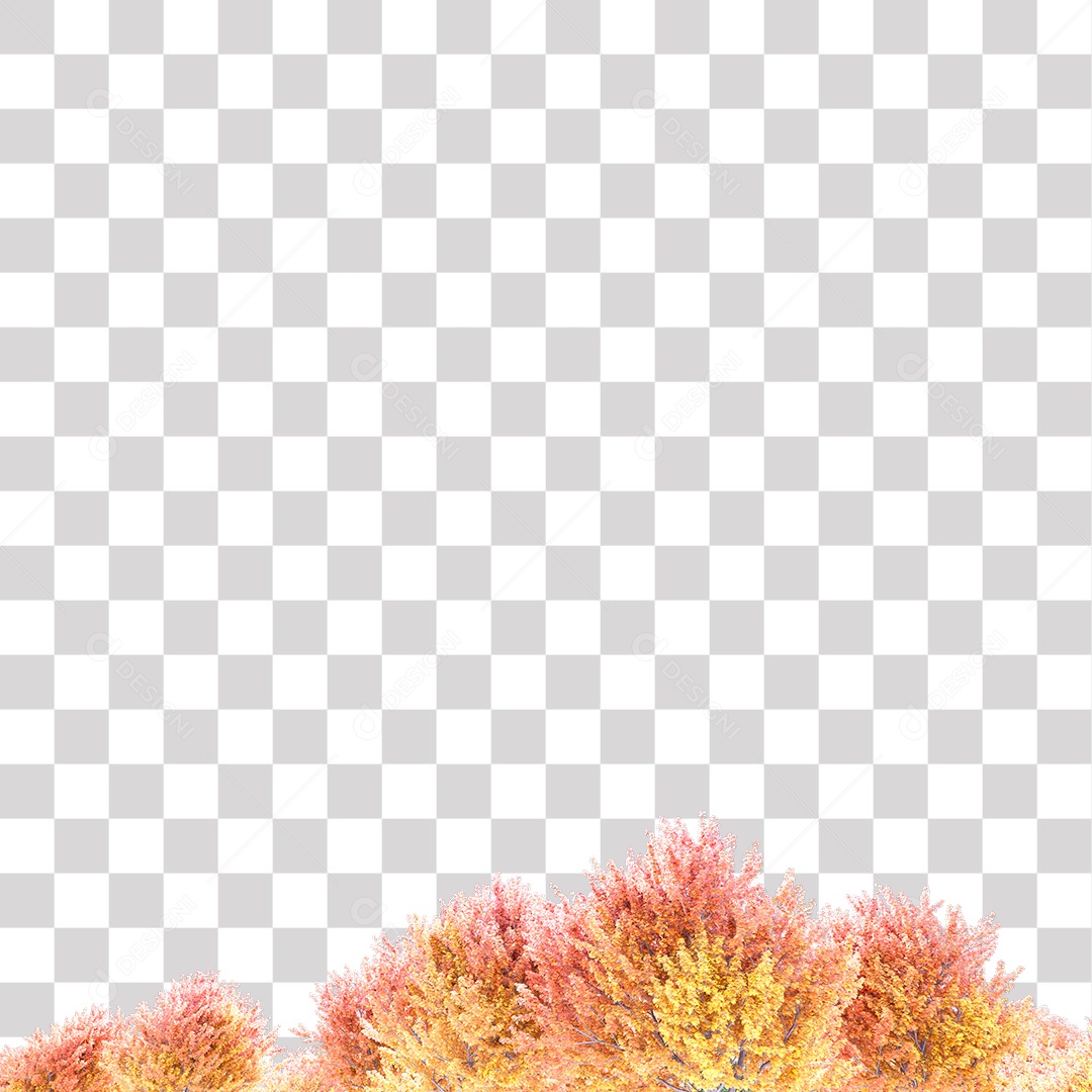 Árvores de Outono PNG Transparente