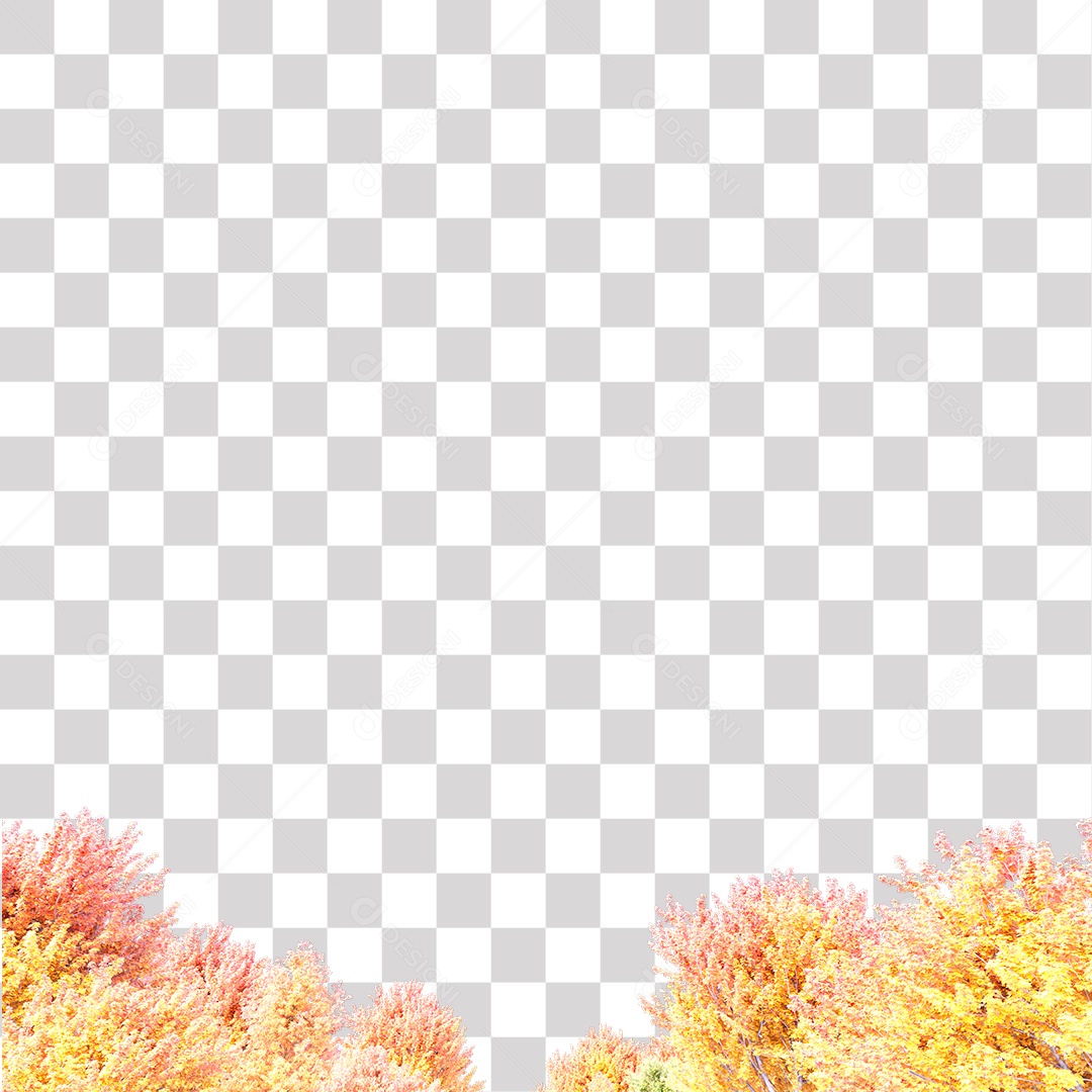 Árvores de Outono PNG Transparente