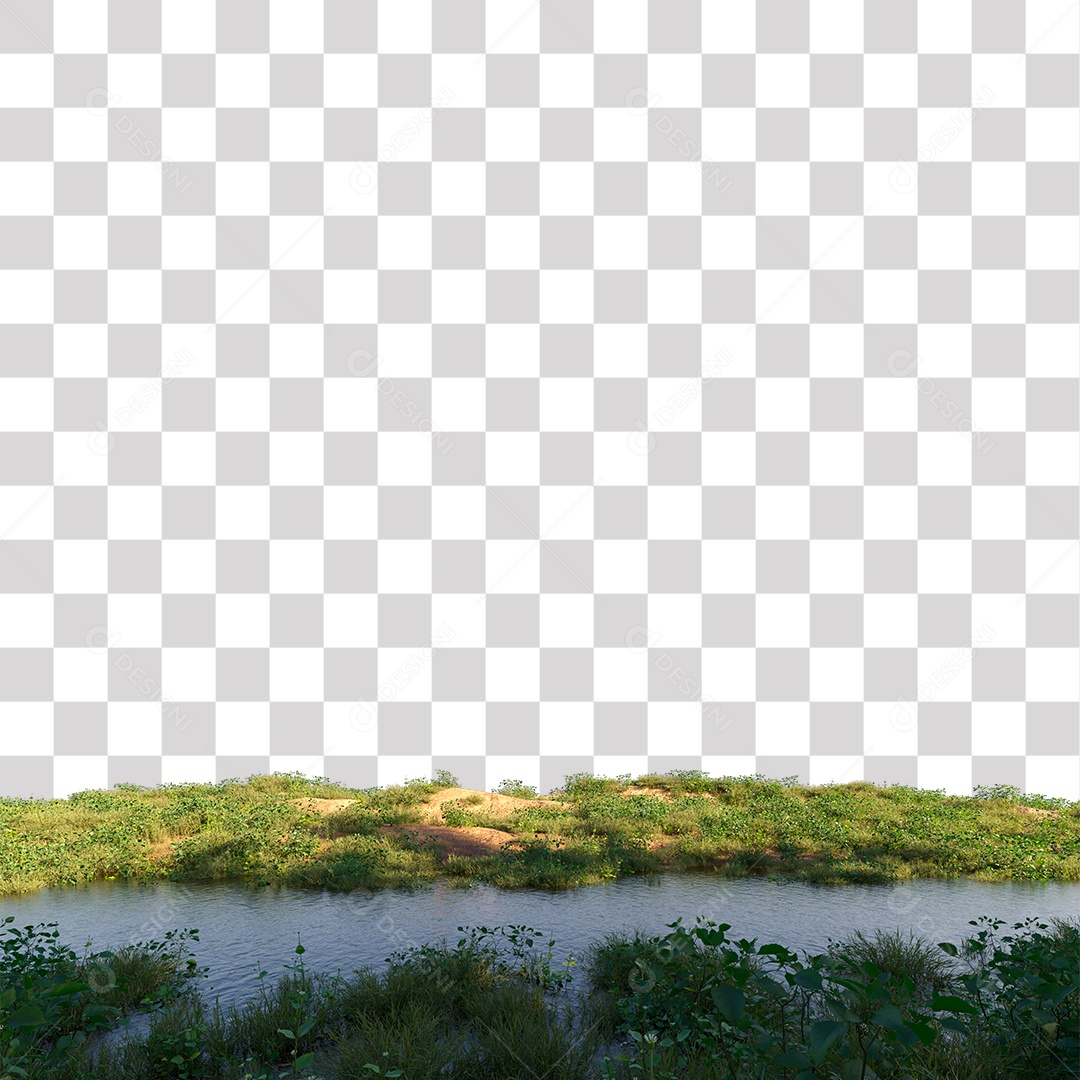 Árvore de Folha Verde Planta Córrego PNG Transparente