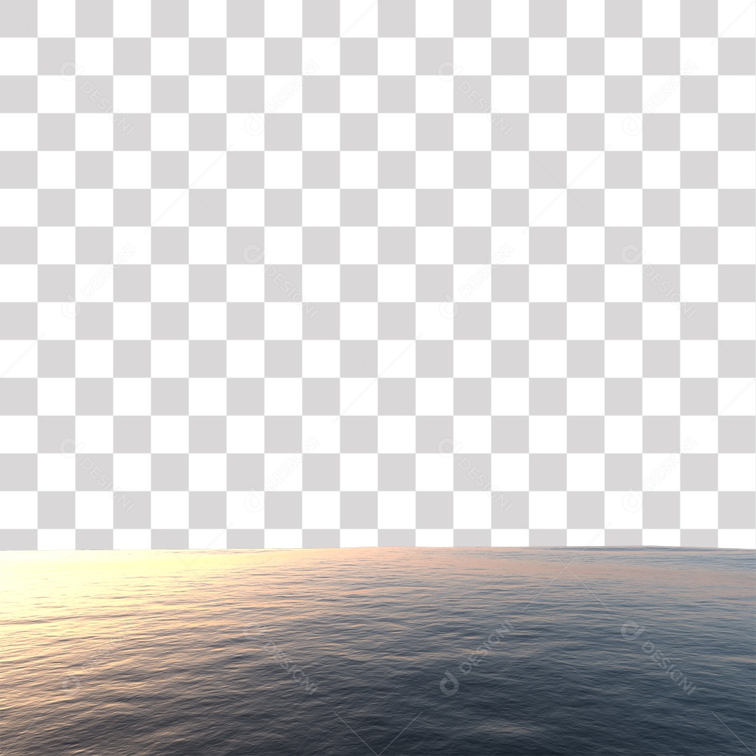 Mar Azul Céu PNG Transparente