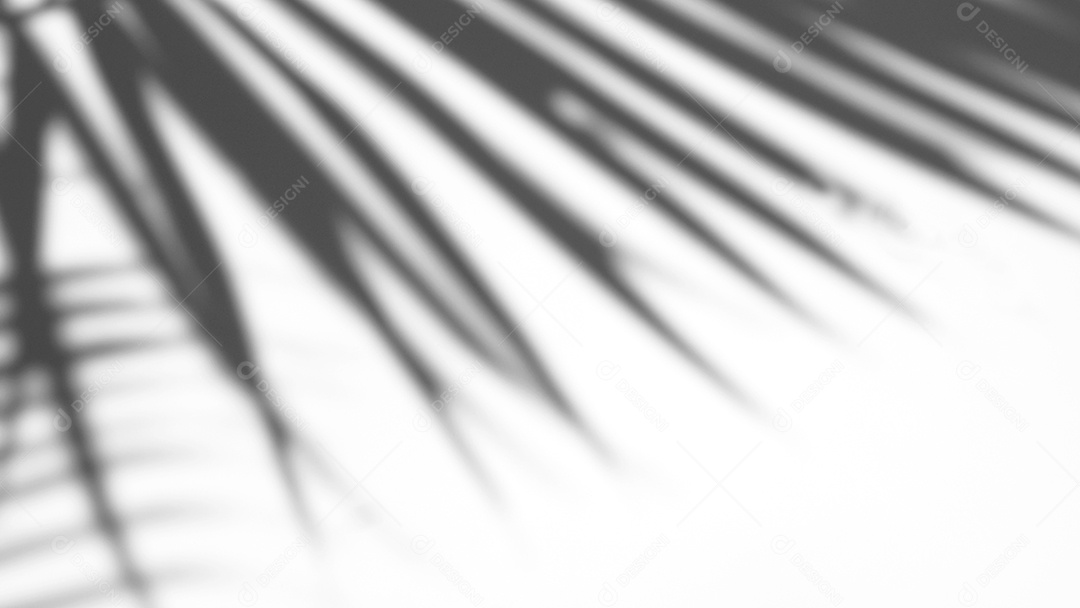 Folhas tropicais realistas e orgânicas sobreposição de sombra natural