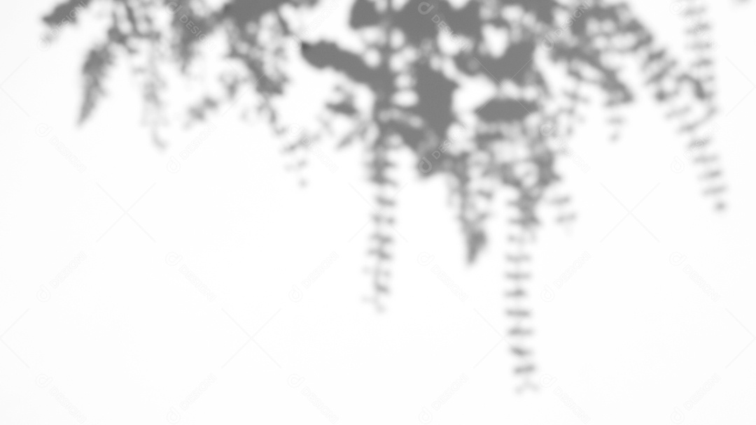 Folhas tropicais realistas e orgânicas sobreposição de sombra natural