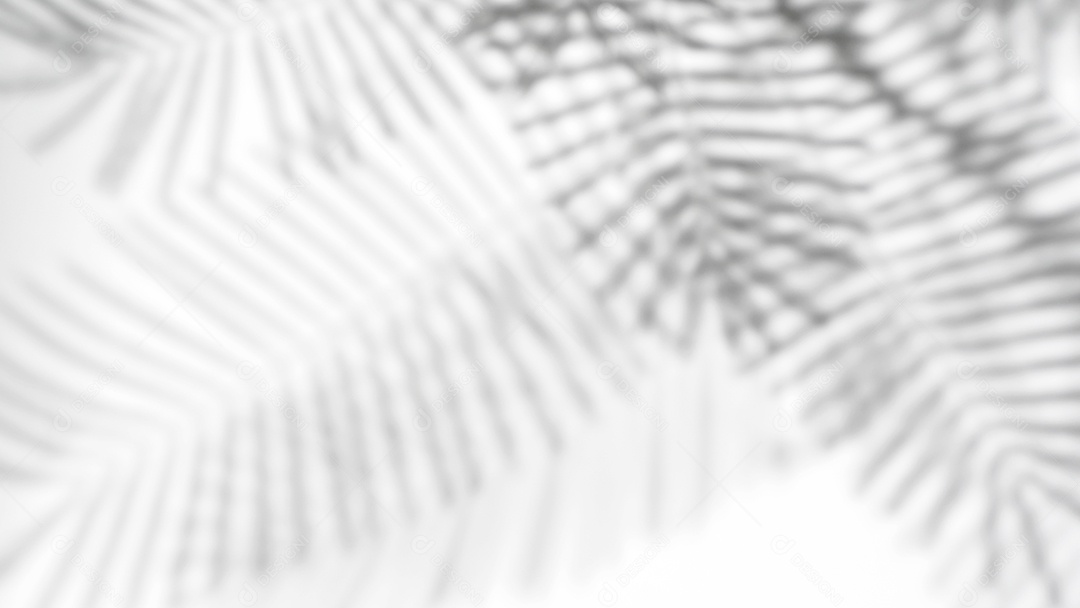 Folhas tropicais realistas e orgânicas sobreposição de sombra natural