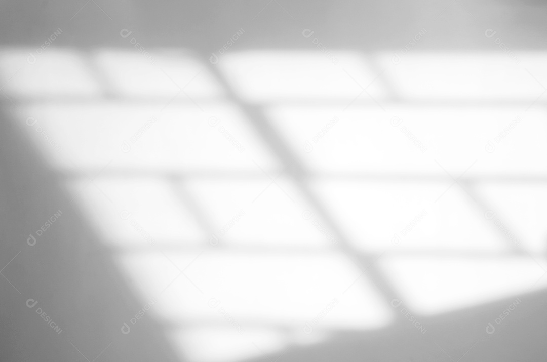 Efeito de sobreposição de sombra natural da janela no fundo de textura branca