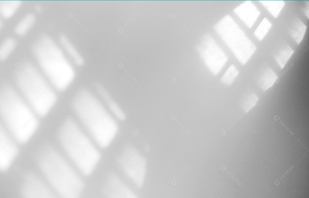 Efeito de sobreposição de sombra natural da janela no backgro de textura branca